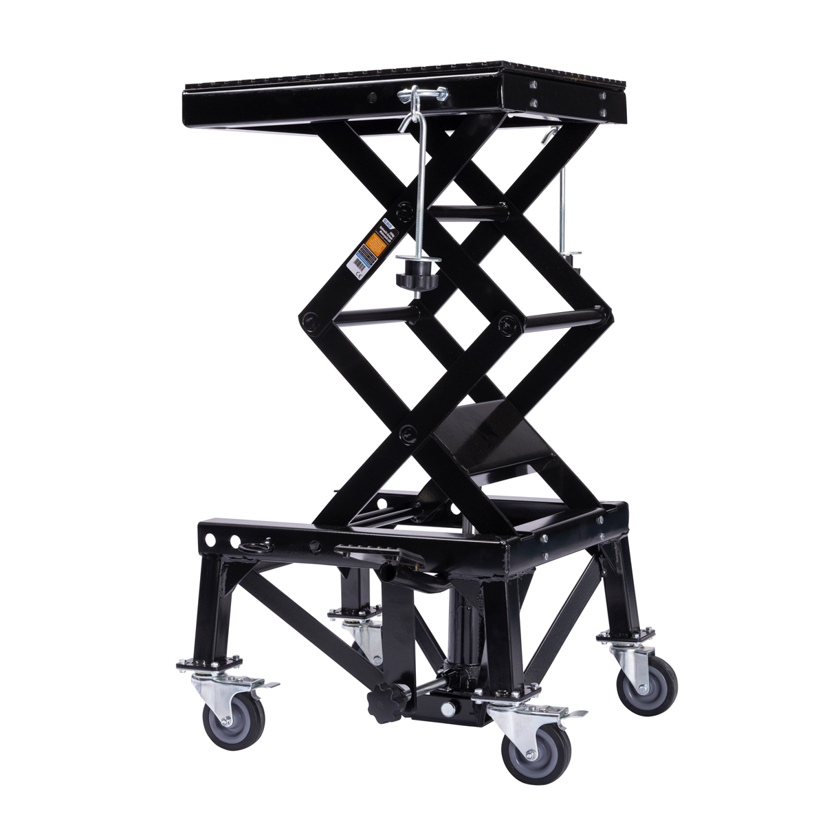 SGS 135Kg Hydraulic Scissor Motorcycle Lift with Wheels